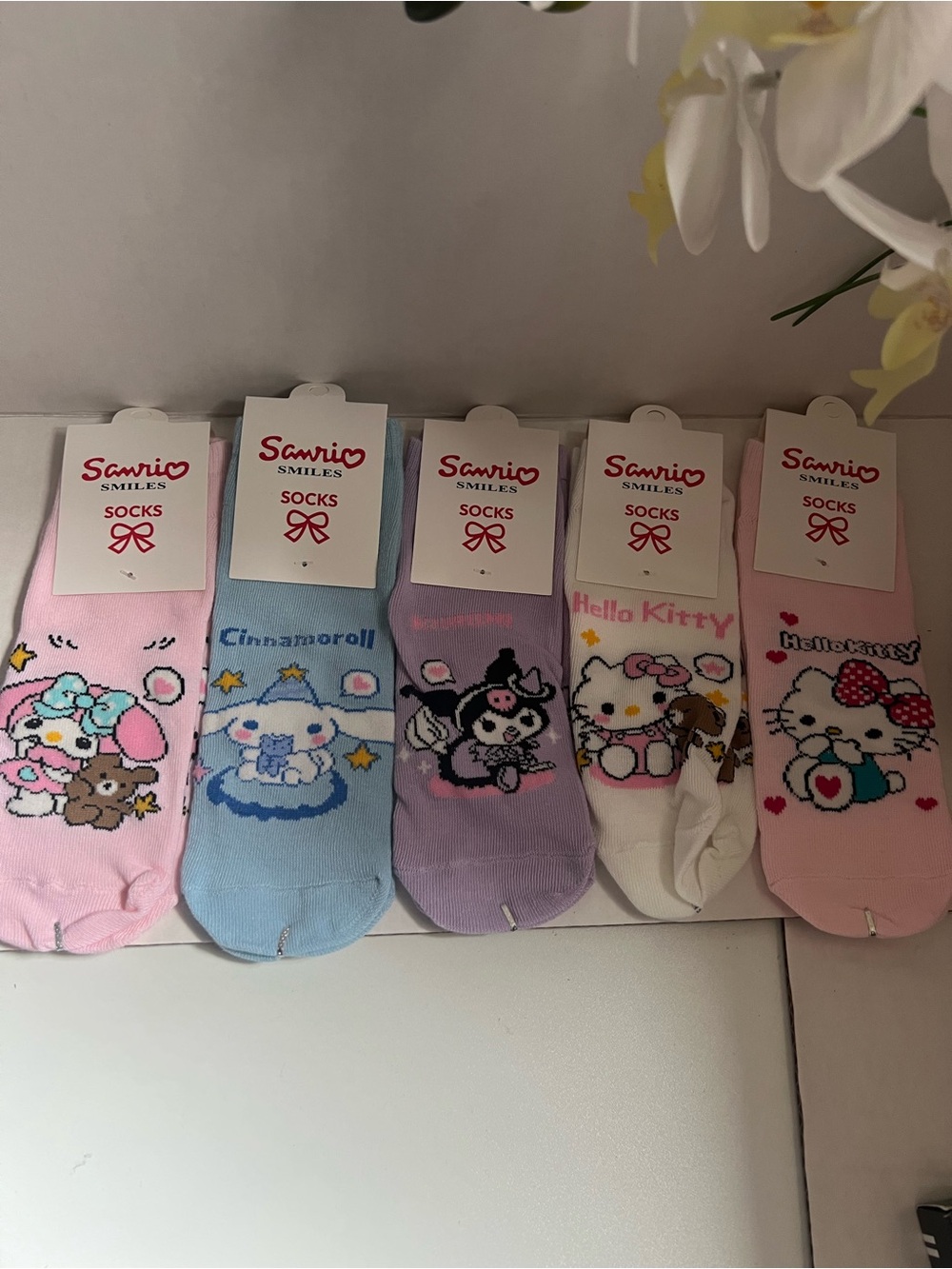 Hello kitty and friends socks set of 5 pcs